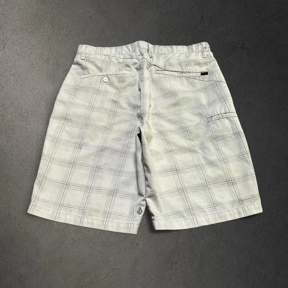 Y2K 2000s Baggy Grunge Surf Indie Skater Hip Hop Volcom Plaid Shorts